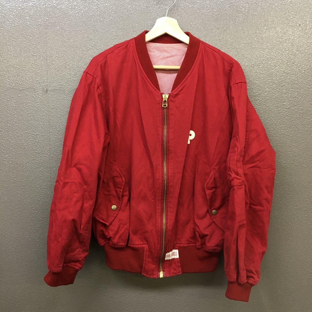 Pink House ピンクハウス フライトジャケット Ma 1 ジャケット ブルゾン L ジャンパー ブルゾン 売買されたオークション情報 Yahooの商品情報をアーカイブ公開 オークファン Aucfan Com