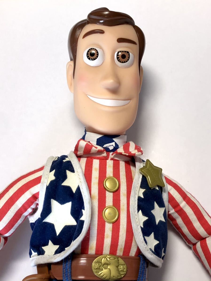 トイストーリー　ウッディ　星条旗版　トーキングフィギュア_7