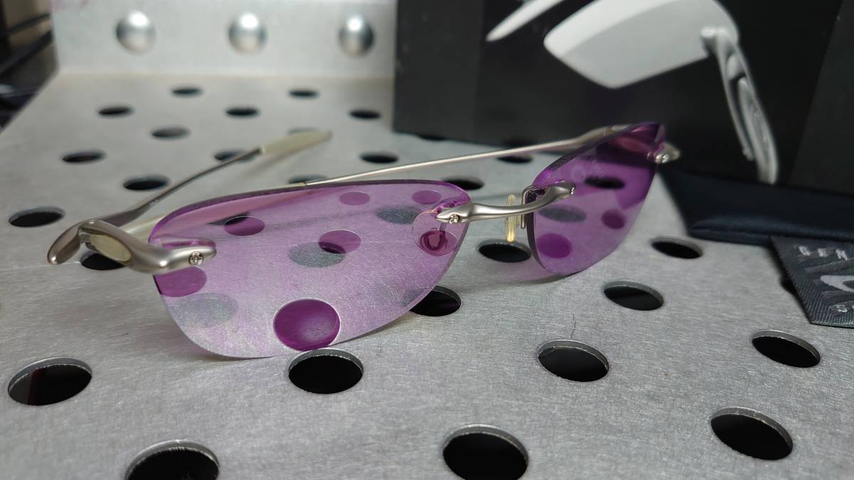 限定セール，お得 OAKLEY WHY 3 TITANIUM LENS 4 / BLACK VIOLET IRIDIUM LENS 超レア(金属フレーム)｜売買されたオークション情報、yahooの商品情報をアーカイブ公開 - オークファン 金属フレーム