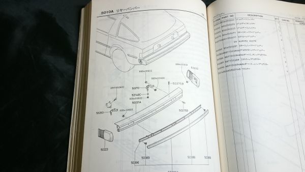 マツダ サバンナRX-7 SA22C 初期 PARTS CATALOG(パーツカタログ)』東洋