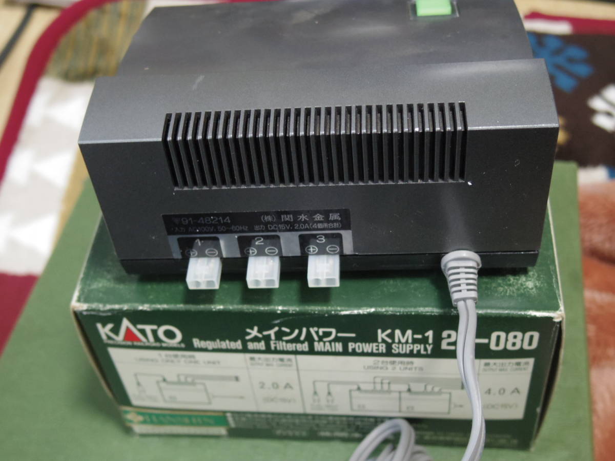 KATO メインパワー KM-1 中古品 - 22-080 カトー コントローラーKC-1+