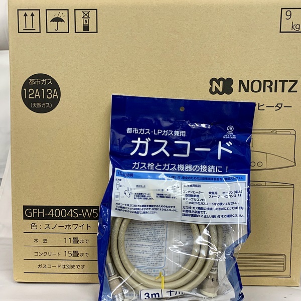 割引特注品 【YH-3588】未使用品 NORITZ ノーリツ ガスファンヒーター