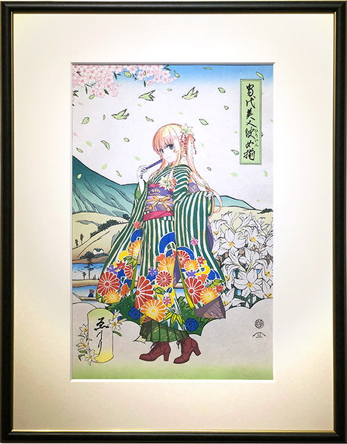 浮世絵木版画 | カドスト 冴えない彼女の育てかた 当代美人彼女 『当代