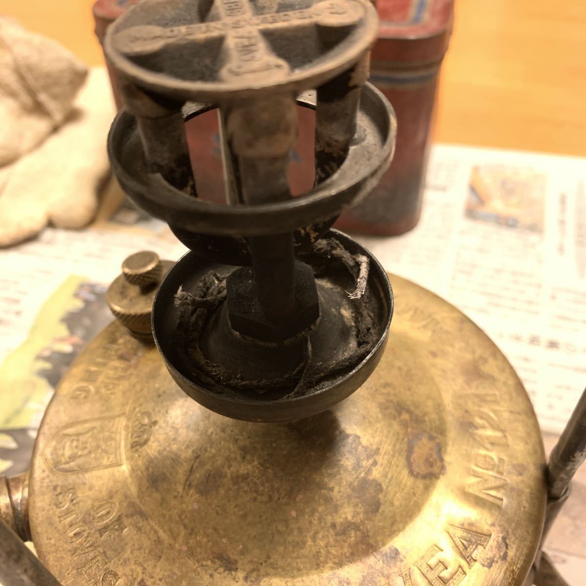 「svea - Yahoo!オークション 121l」シングルバーナー (ストーブ 121L ＆Tools OLD キャンプストーブ スウェーデン製 Sweden in Made ヴィンテージストーブ ケロシンスバーナー Hva-001
