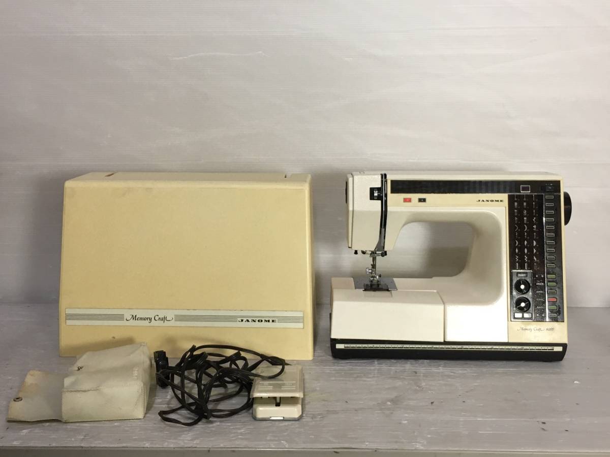 JANOME Memory Craft 6000 ジャノメ ミシン ジャンク品