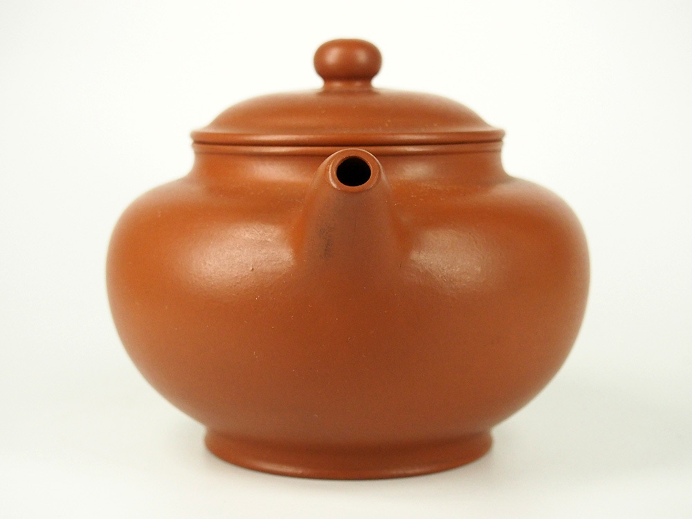 中国美術 瑞徳堂 朱泥単孔急須 唐物煎茶道具 ss1206