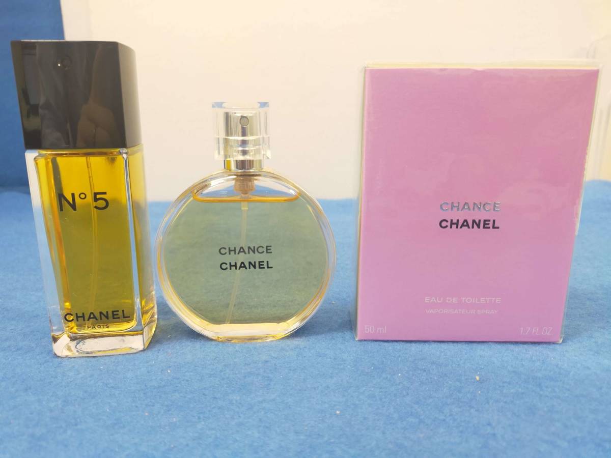 CHANEL　香水　まとめ売り　5点 7911◇CHANEL/シャネル 未使用未開封品有 香水3点おまとめ No.5 CHANCE
