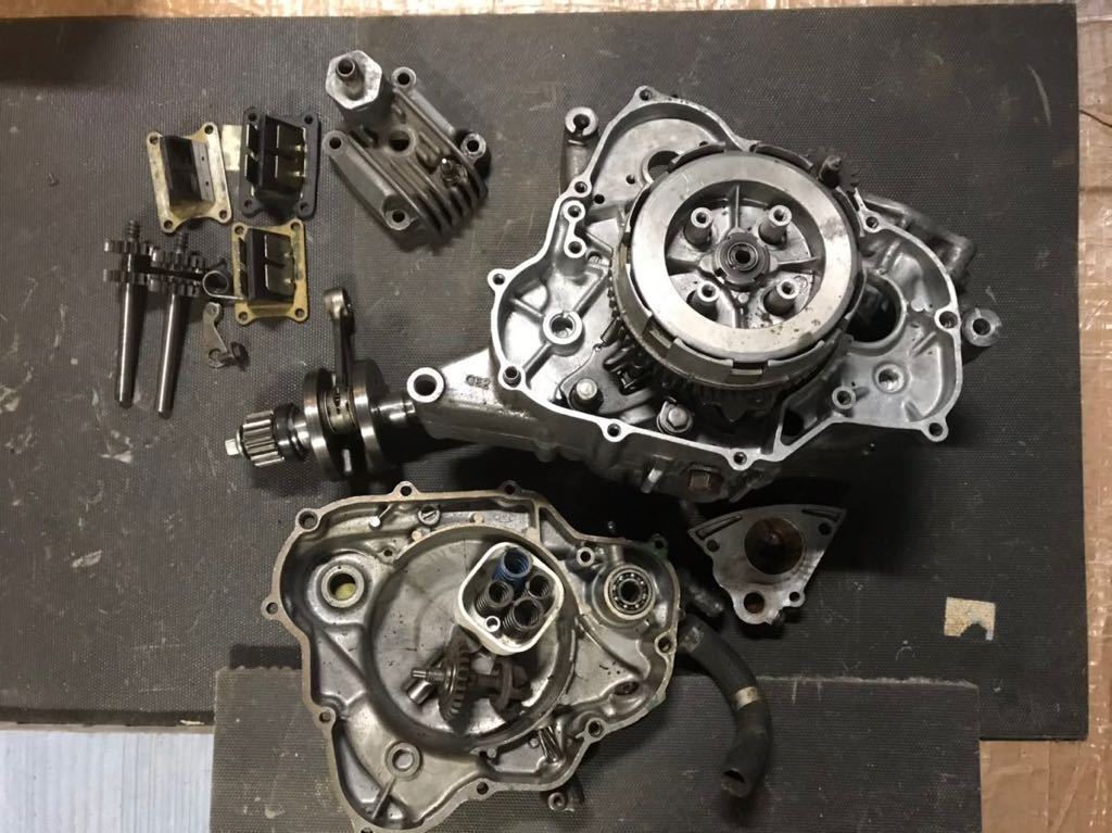 NSR50 エンジン腰下 部品どりに NS-1 NS50Fなどにも クランクケース