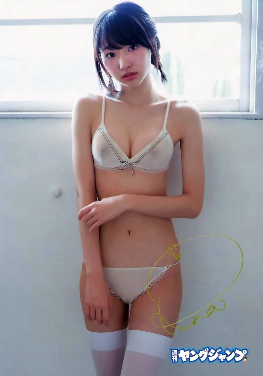 ☆A1サイズ　美乳モデル　武田玲奈　窓際の透け乳首