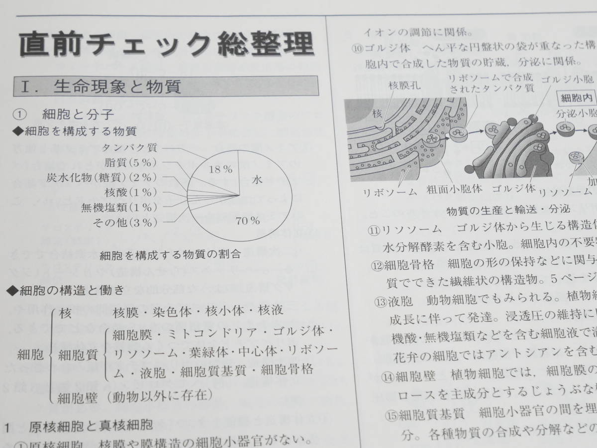 駿台 出井満先生 生物 直前チェック総整理