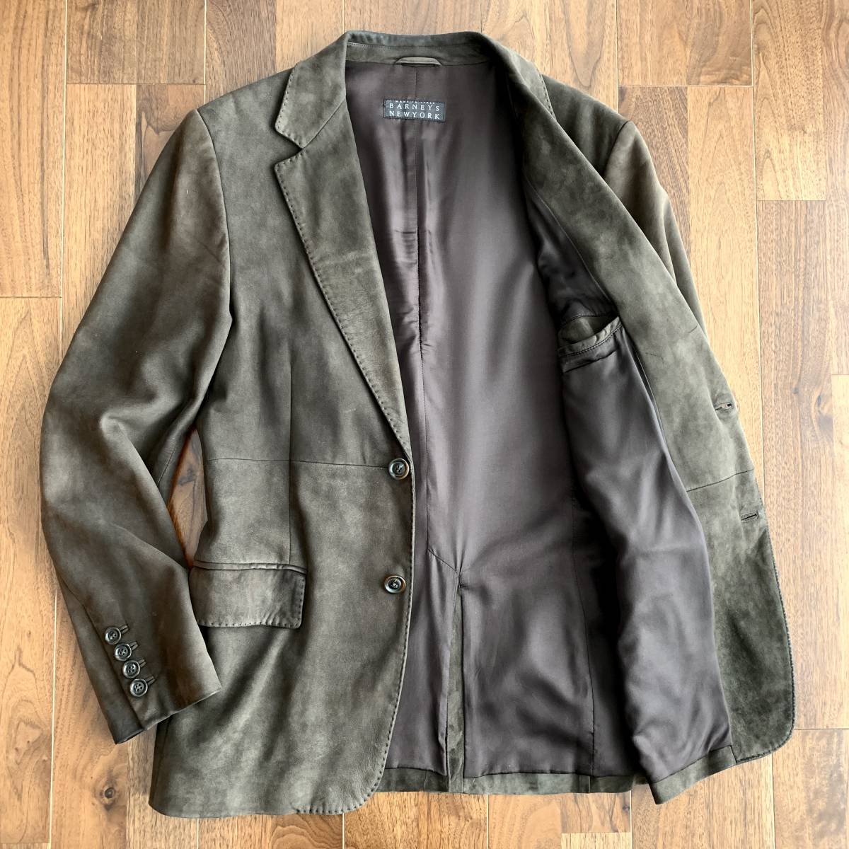 レディース イタリア製 バーニーズニューヨーク レザーテーラード 