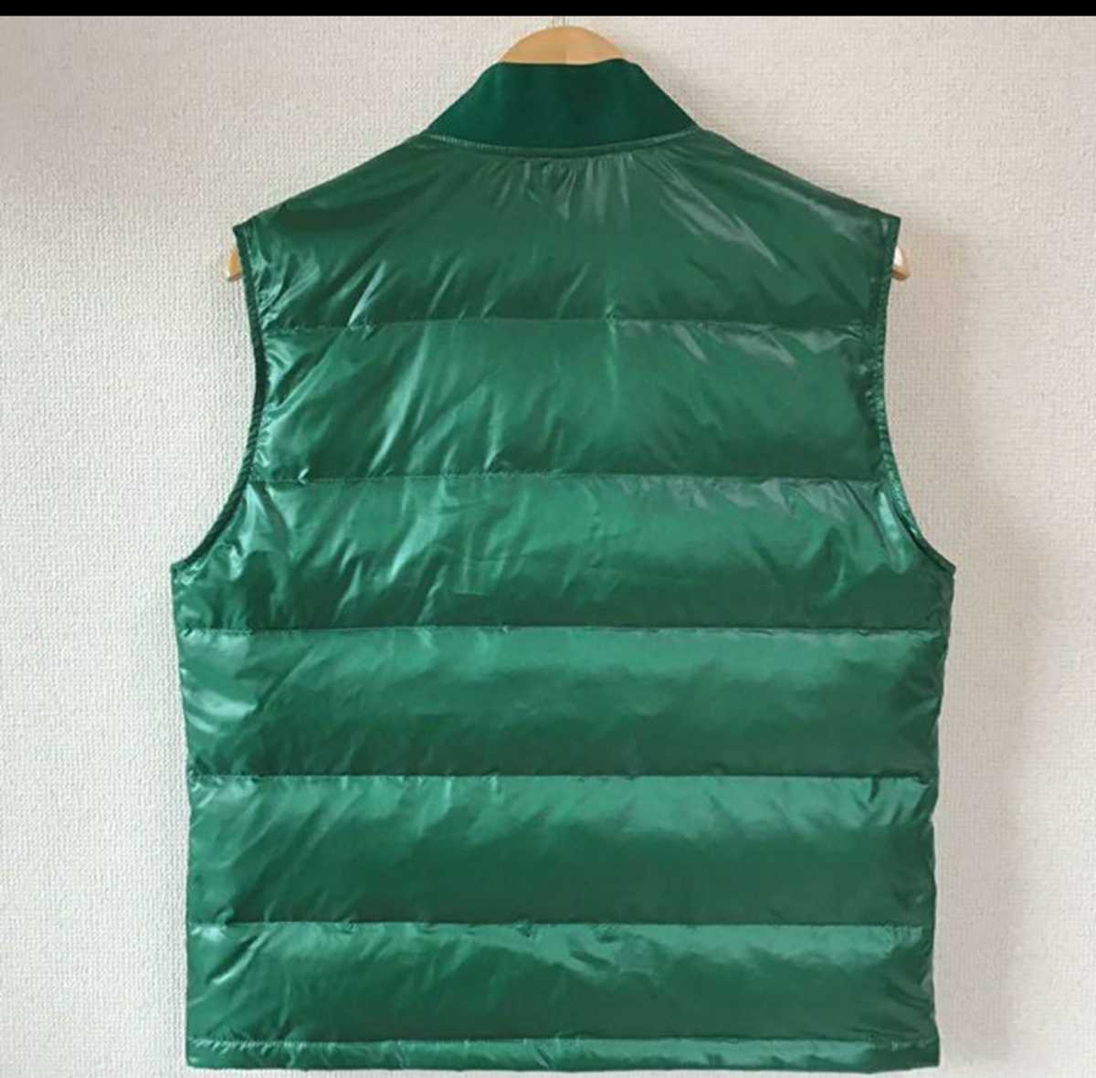 新品 未使用 ポールスミス ダウンベスト 新品 XL フランス産 GRN