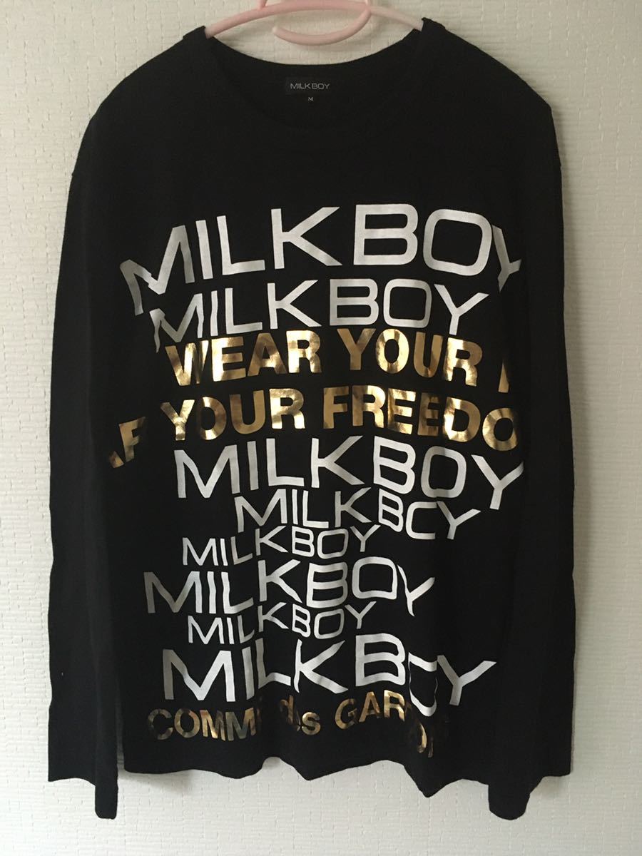 COMME GARCONS des MILK BOY コムデギャルソン Tシャツ コラボ 
