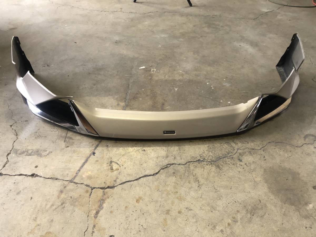 50プリウス ZVW50 55 モデリスタ フロントバンパー スポイラーLED 小傷