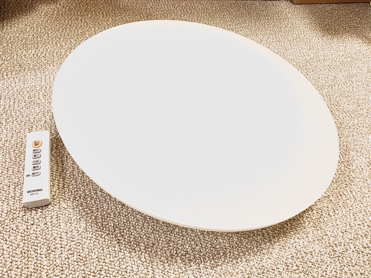 【最新作，新品】 アイリスオーヤマ IRIS LEDシーリングライト 照明器具 リモコン付き 2019年製 CL6DL-5.0 6畳 調光調色(6畳用～)｜売買されたオークション情報、yahooの商品情報をアーカイブ公開 - オークファン シーリングライト