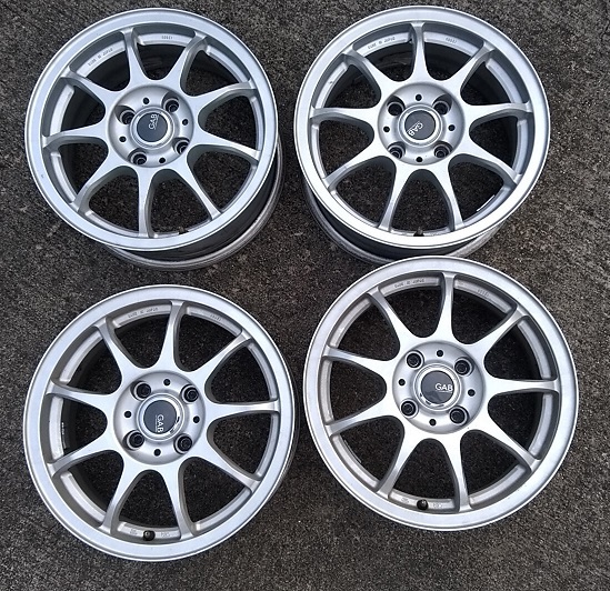光生 アルミホイール 4本セット 18inch +35 8jj 中古 KOSEI kosei 軽業