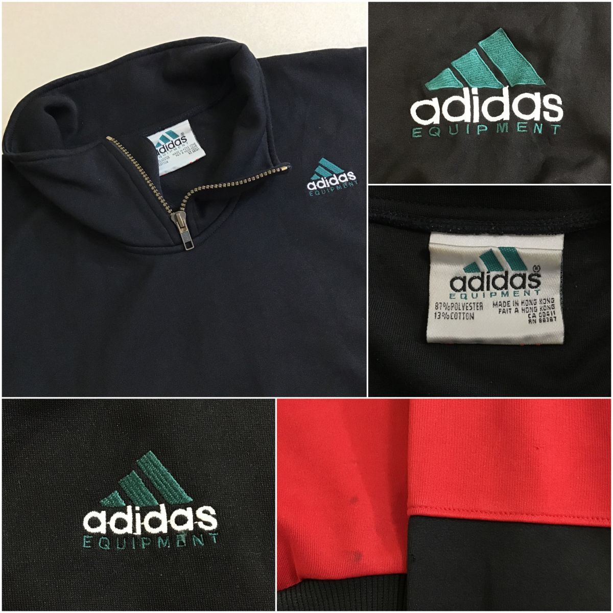 SC4-253 ◇90年代製◇USA仕入◇[adidas EQUIPMENT アディダス] ロゴ