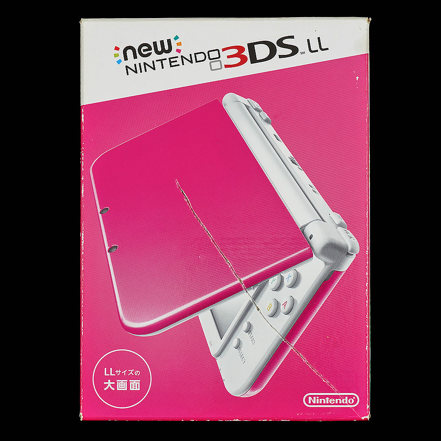ジャンク品◇Nintendo Newニンテンドー3DS LL ピンク×ホワイト 本体