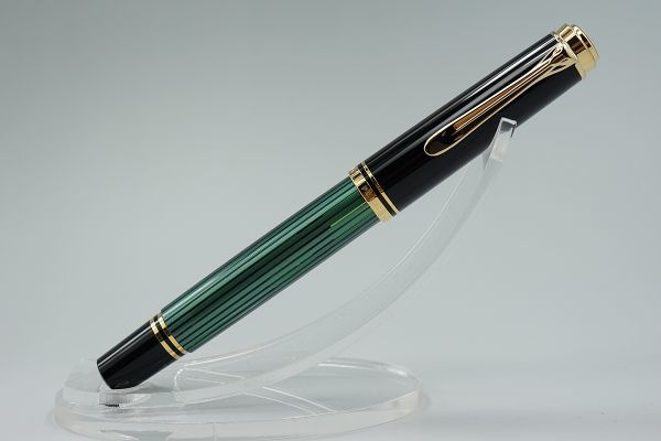 新品】ペリカン M400 緑 グリーン EF 緑縞 スーベレーン 万年筆 本物保証