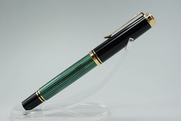 新品】ペリカン M400 緑 グリーン EF 緑縞 スーベレーン 万年筆 本物保証