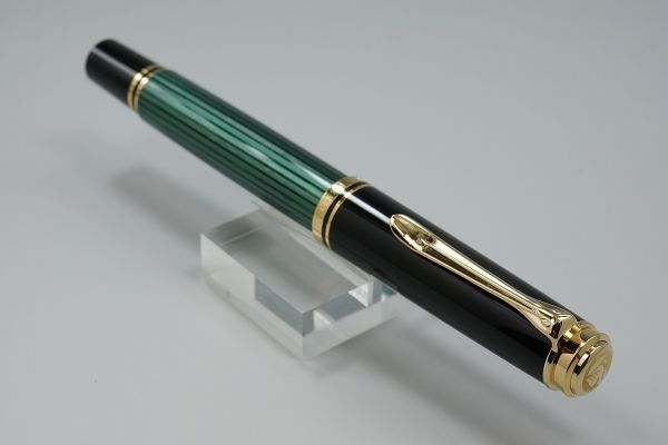 新品】ペリカン M400 緑 グリーン EF 緑縞 スーベレーン 万年筆 本物保証