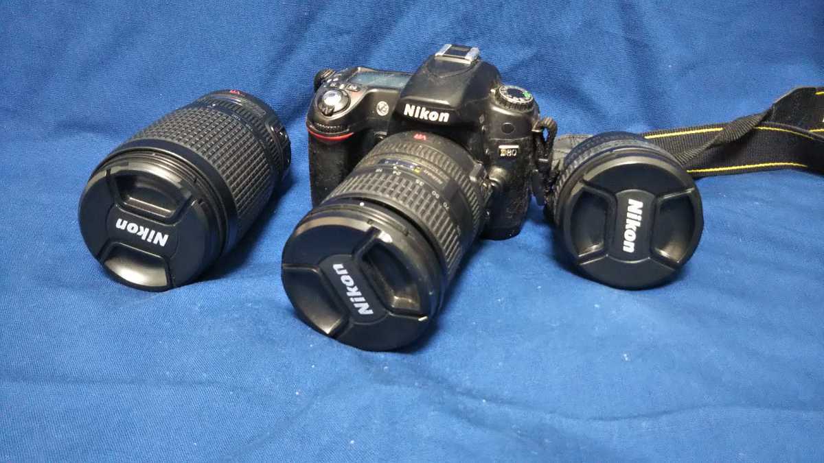 Nikon ニコンD80カメラ.レンズセットジャンク品 Nikon D80 ニコン 一眼