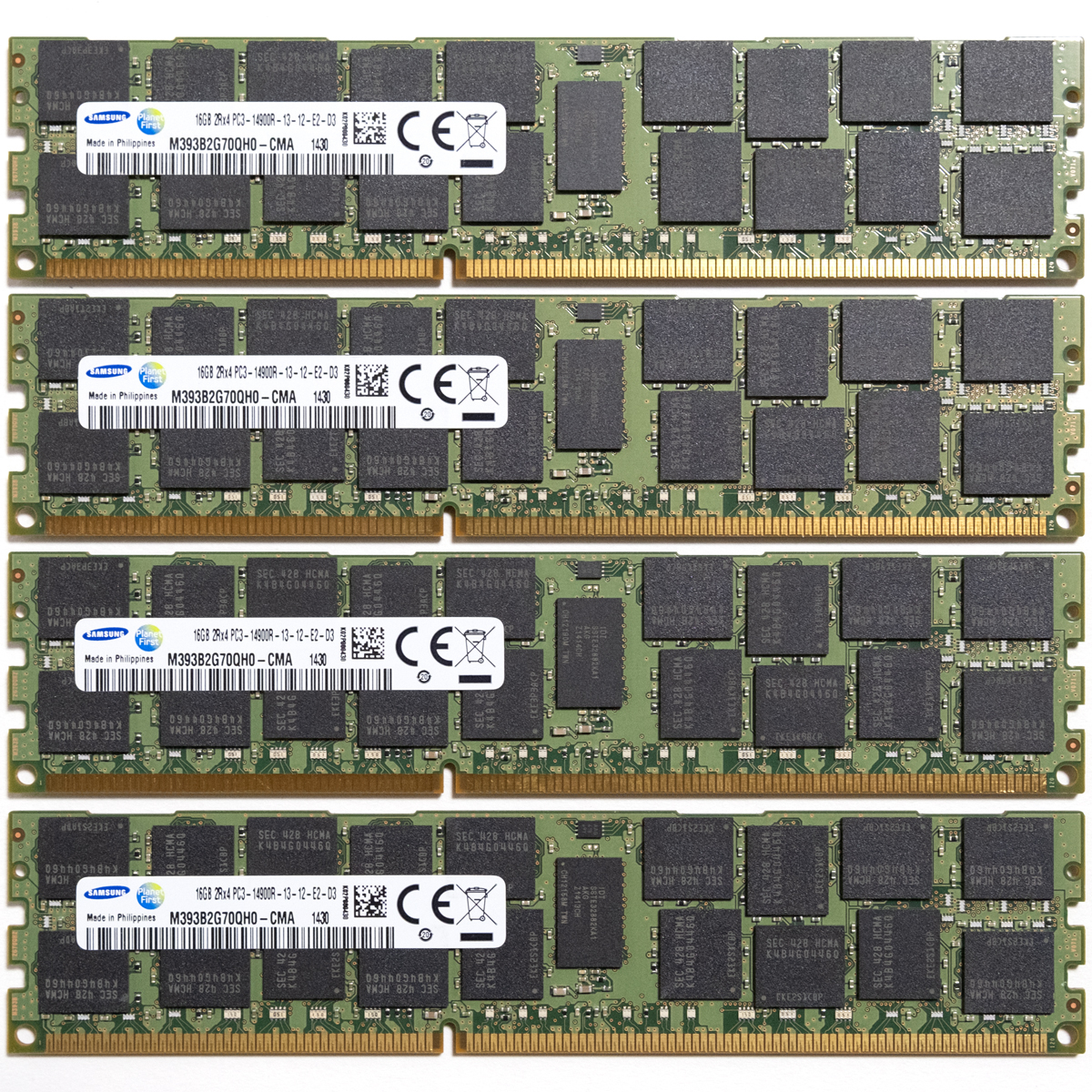 合計64GB(16GBx4) DDR3-1866 ECC XeonやMacPro 64GB OWC Memory for