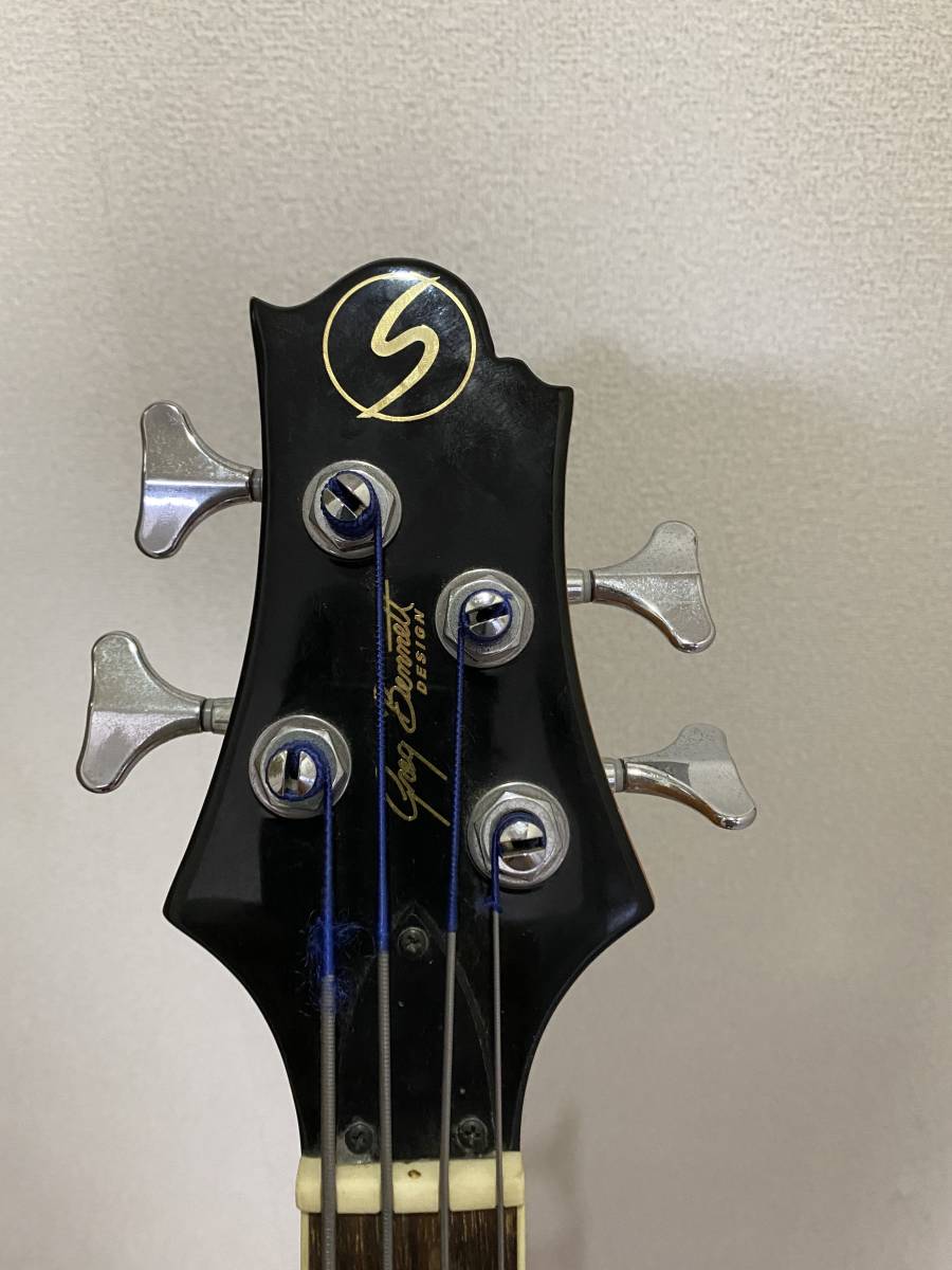 【中古美品】Greg Bennett AB-11CE/FL エレアコ・ベース　SAMIK　FISHMAN　ソフトケース付き