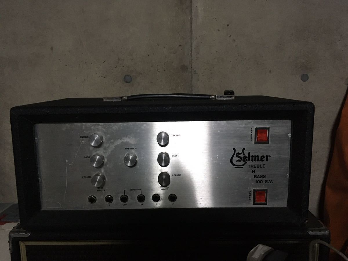 人気セール，HOT Selmer Treble N Bass 100 Watt ギターアンプ ベースアンプ ジャンク ヴィンテージ(ギターアンプ)｜売買されたオークション情報、yahooの商品情報をアーカイブ公開 - オークファン ギターアンプ