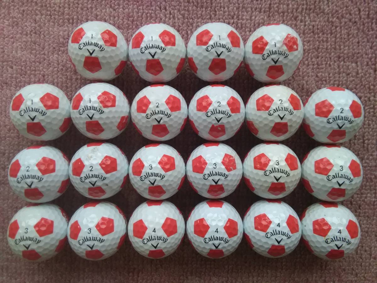 超激得，格安 ２０１８ Callaway キャロウェイ CHROME SOFT X TRUVIS レッド ロストボール ２２個(20個～)｜売買されたオークション情報、yahooの商品情報をアーカイブ公開 - オークファン ボール