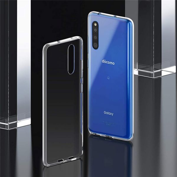 Galaxy A41 SC-41A docomo ドコモ SCV48 au スマホケース 衝撃吸収 擦り傷防止 TPU 耐衝撃 薄型 軽量 ソフト クリア 黄変防止 滑り止め_2