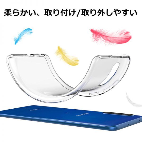 Galaxy A41 SC-41A docomo ドコモ SCV48 au スマホケース 衝撃吸収 擦り傷防止 TPU 耐衝撃 薄型 軽量 ソフト クリア 黄変防止 滑り止め_7