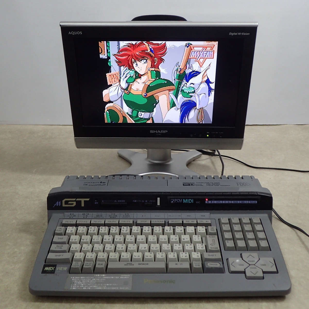 ジャンクPanasonic MSXTurboR FS-A1ST MSX Turbo R Fs- A1st