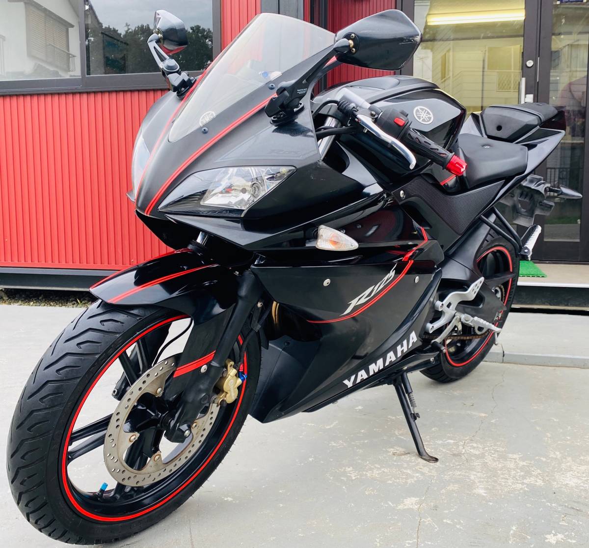 YAMAHA YZF-R125 WR'S ダブルアールズマフラー RE06 中古車体 (0038)