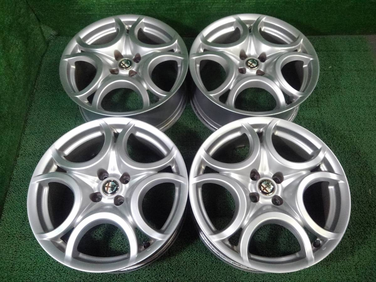 アルファロメオ ミト純正ホイール 17×7J +39 4本セット 中古 売切 