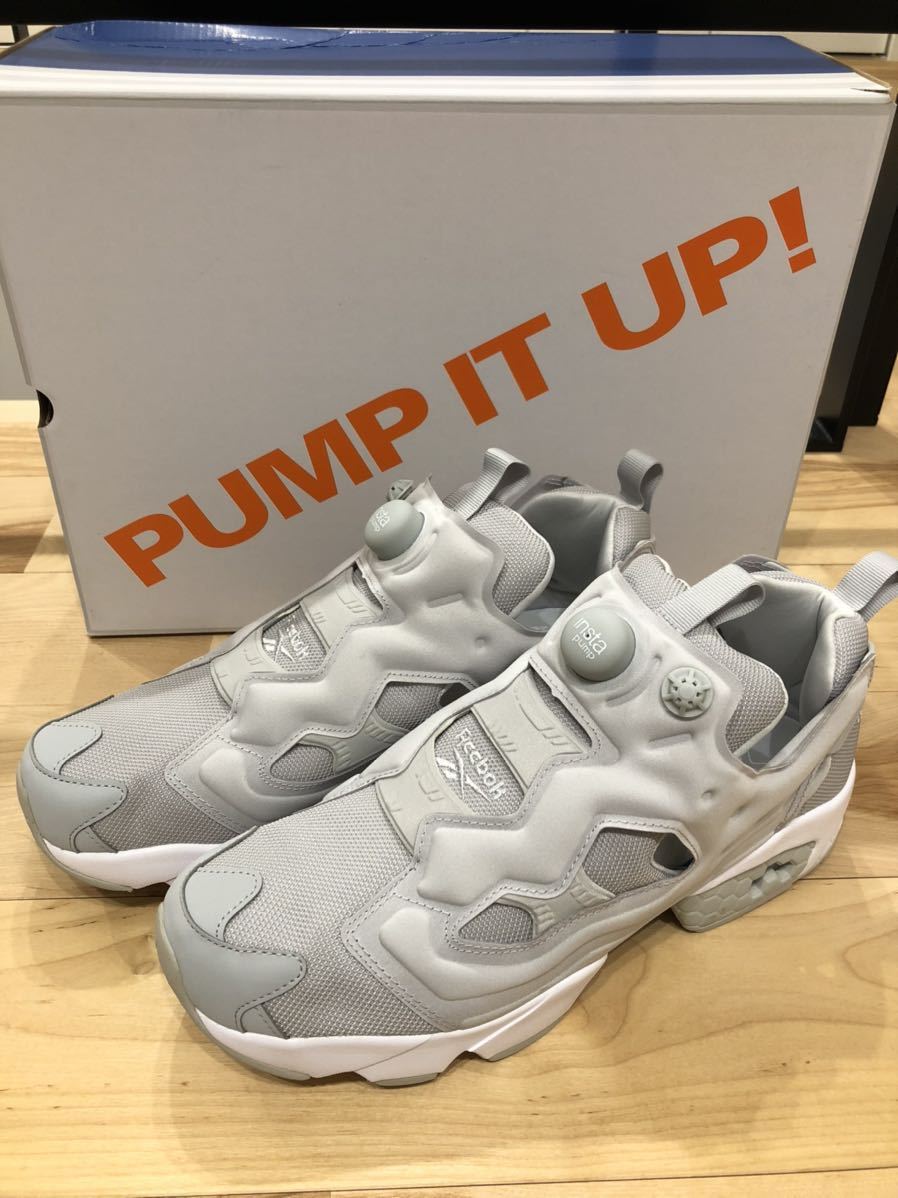 リーボック　ポンプフューリー　グレー　28cm