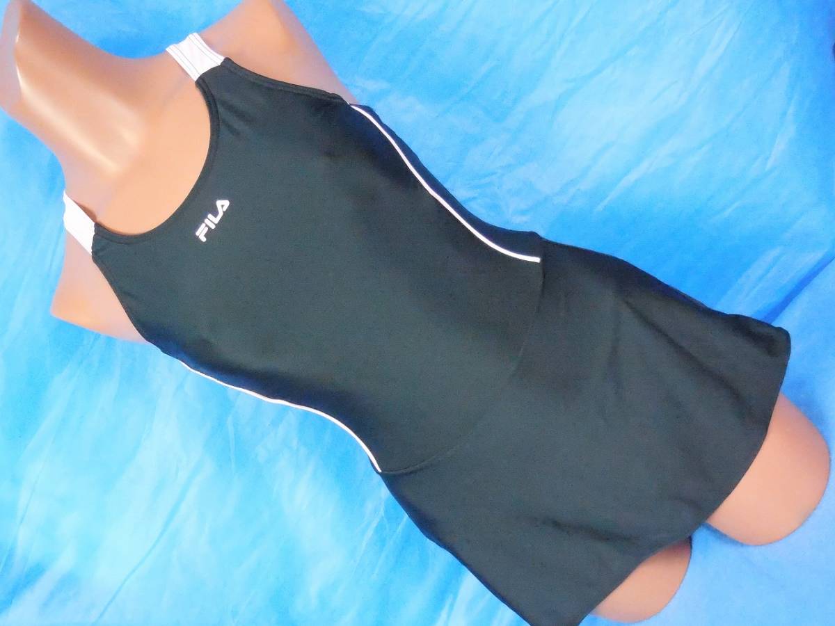 1274 Fila ロゴマーク入りワンピース水着スカート型 160 160 155cm 以上 売買されたオークション情報 Yahooの商品情報をアーカイブ公開 オークファン Aucfan Com