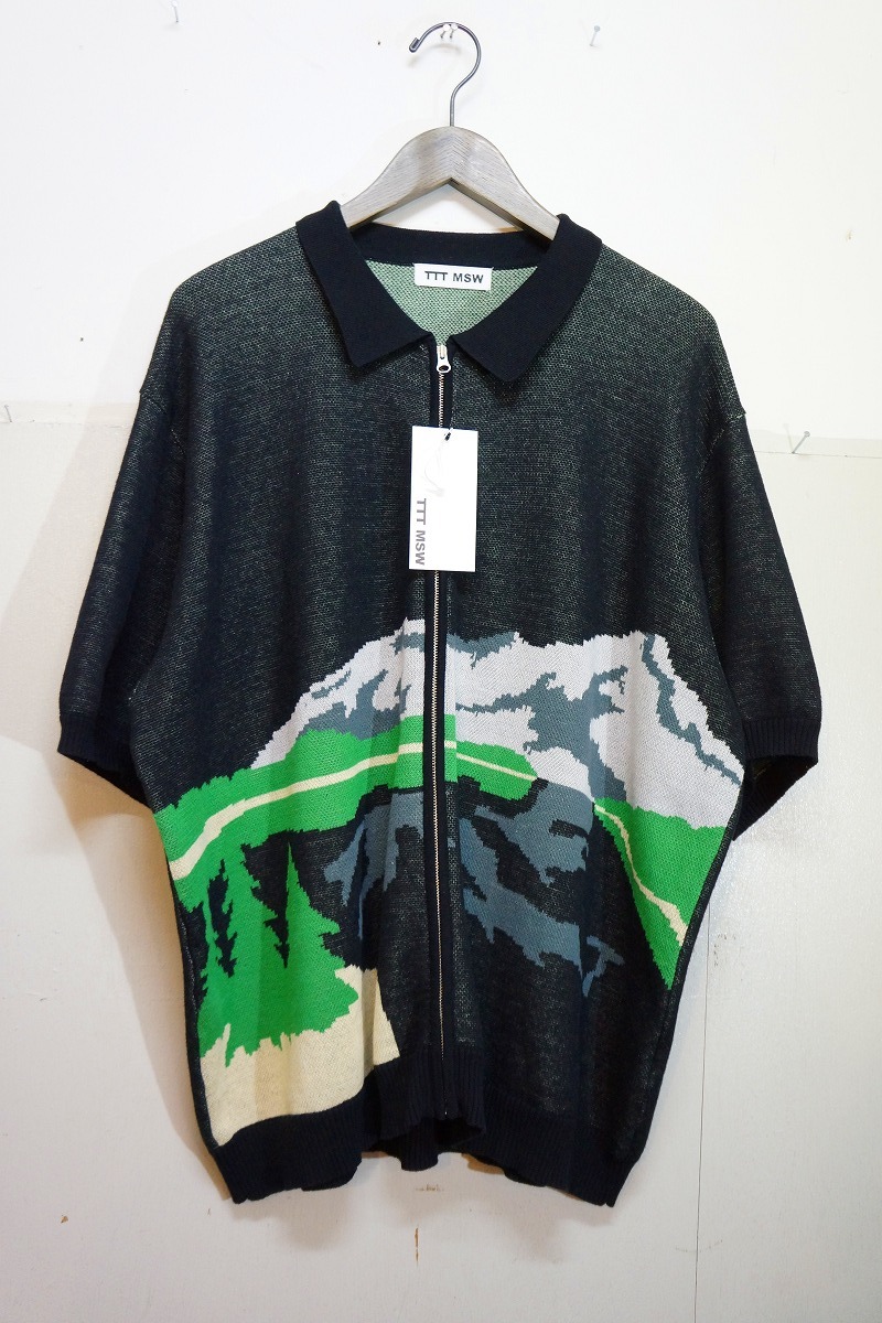 クイルプQUILP ノーカラーシャツジャケットドローコードチェック