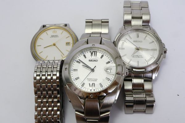 1円 ジャンク品 まとめ SEIKO/セイコー オートQZ・キネテイック