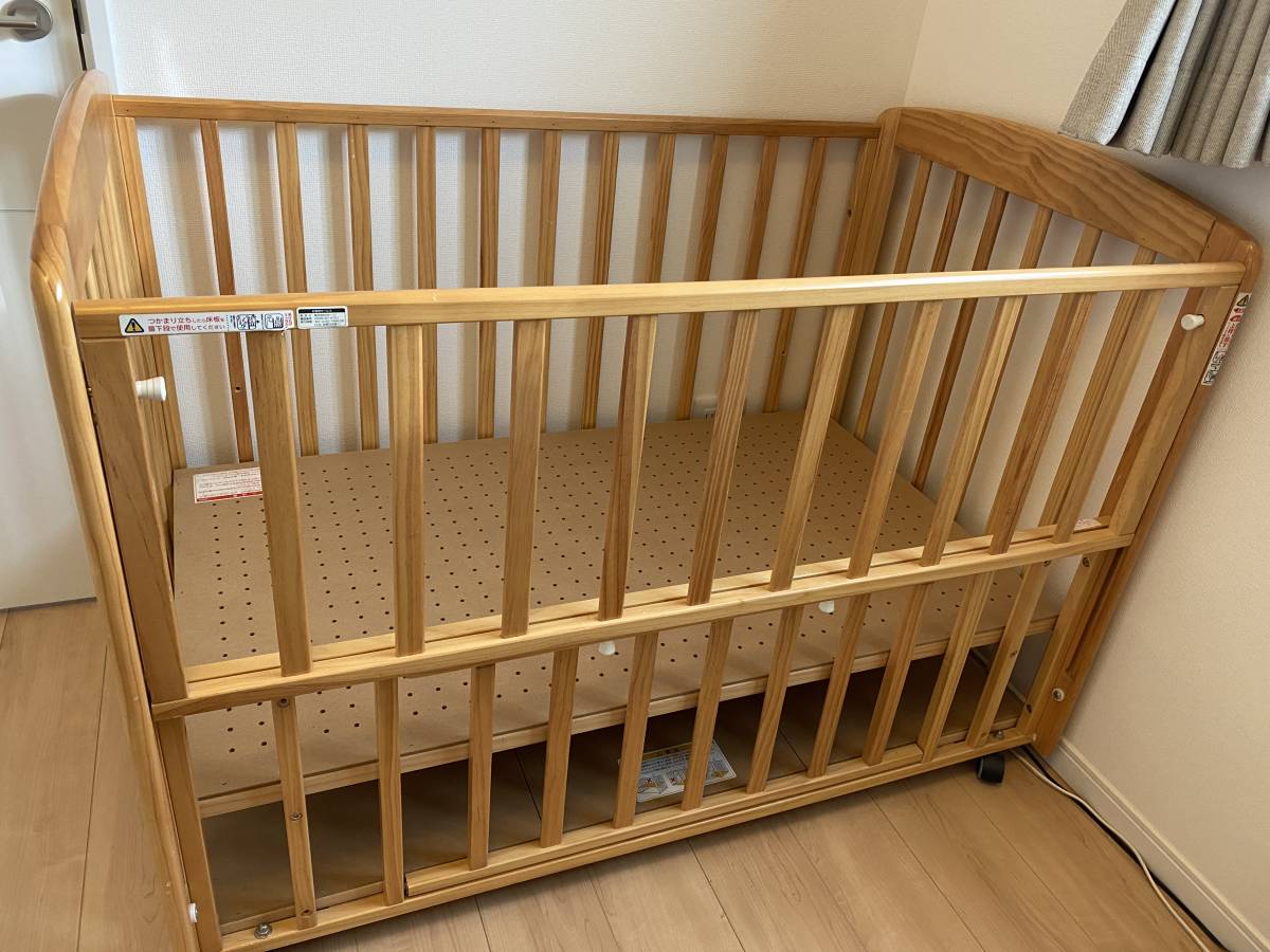 ベビーベッド チャーミー（ナチュラル）カトージ KATOJI 品番:02127 【東京都品川区にて手渡しも可能】_2