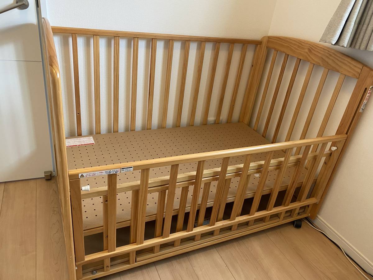 ベビーベッド チャーミー（ナチュラル）カトージ KATOJI 品番:02127 【東京都品川区にて手渡しも可能】_3