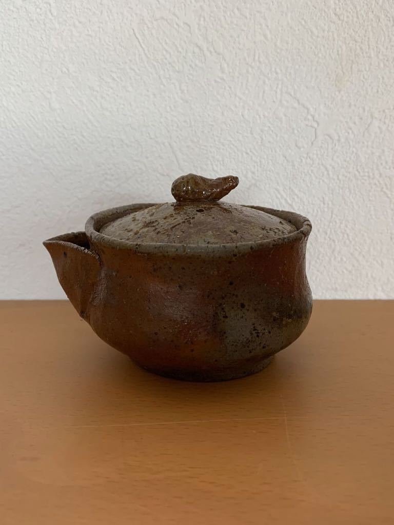 煎茶道具 備前焼 宝瓶 森宝山 陶芸 急須 骨董 アンティーク 煎茶器