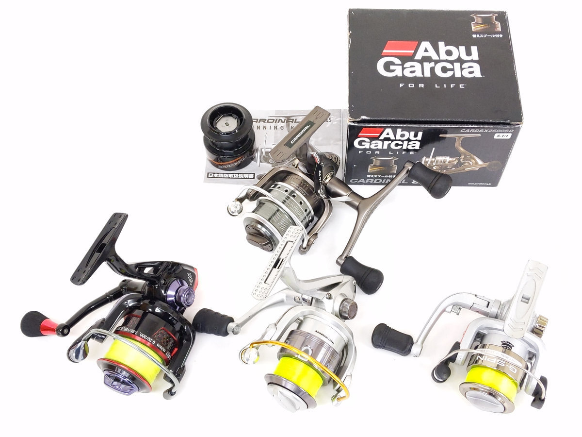 ABU アブガルシア カーディナルSX、ジュピター3000、G-スピン