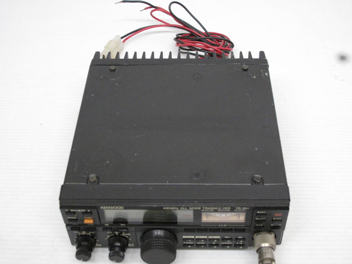 B1A弐☆【ジャンク品】KENWOOD TR-851D 430MHz オールモード
