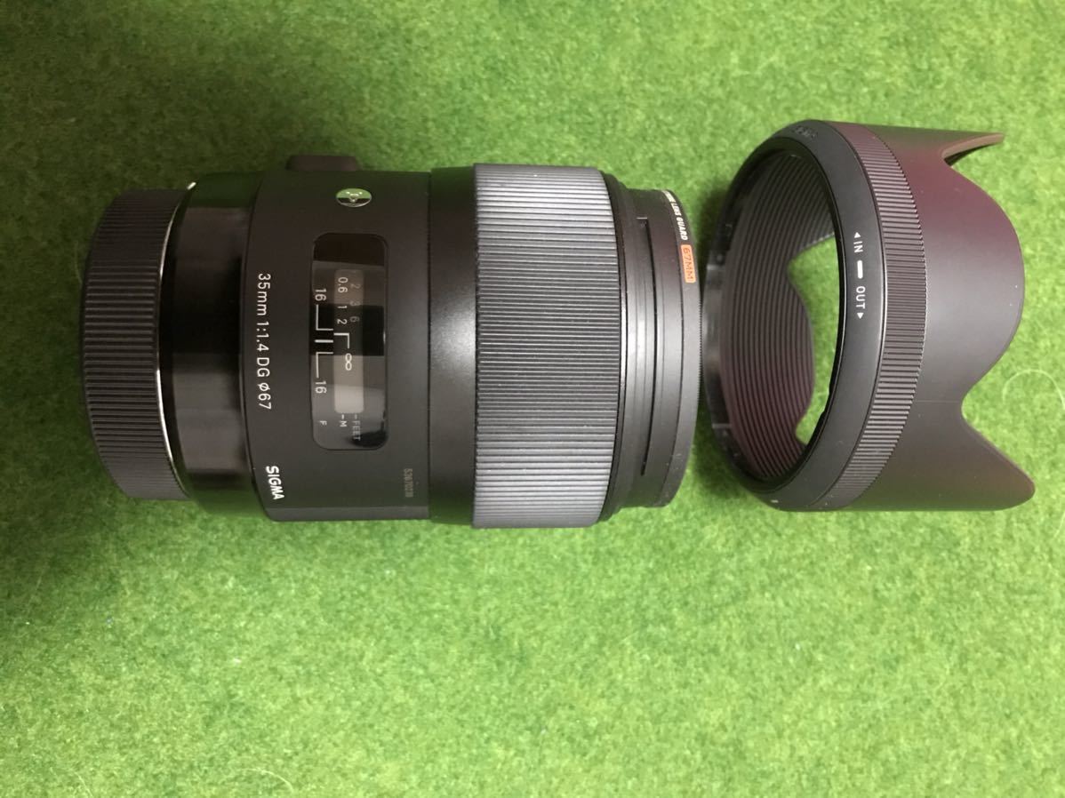 極上品 SIGMA シグマ 35mm F1.4 ART canon用 キヤノン