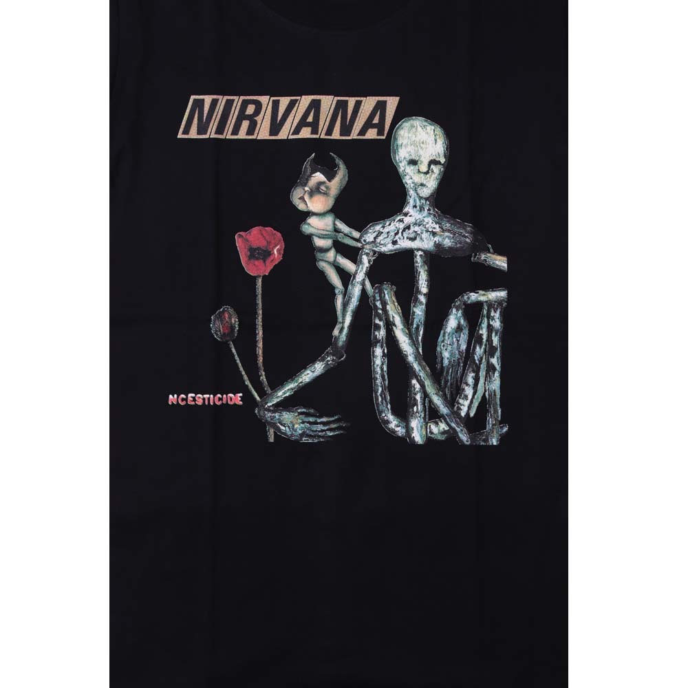 Ag4 黒 Lサイズ ニルバーナ ニルヴァーナ Nirvana 半袖tシャツ バンドtシャツ ロックtシャツ パンク メタル イラスト キャラクター 売買されたオークション情報 Yahooの商品情報をアーカイブ公開 オークファン Aucfan Com
