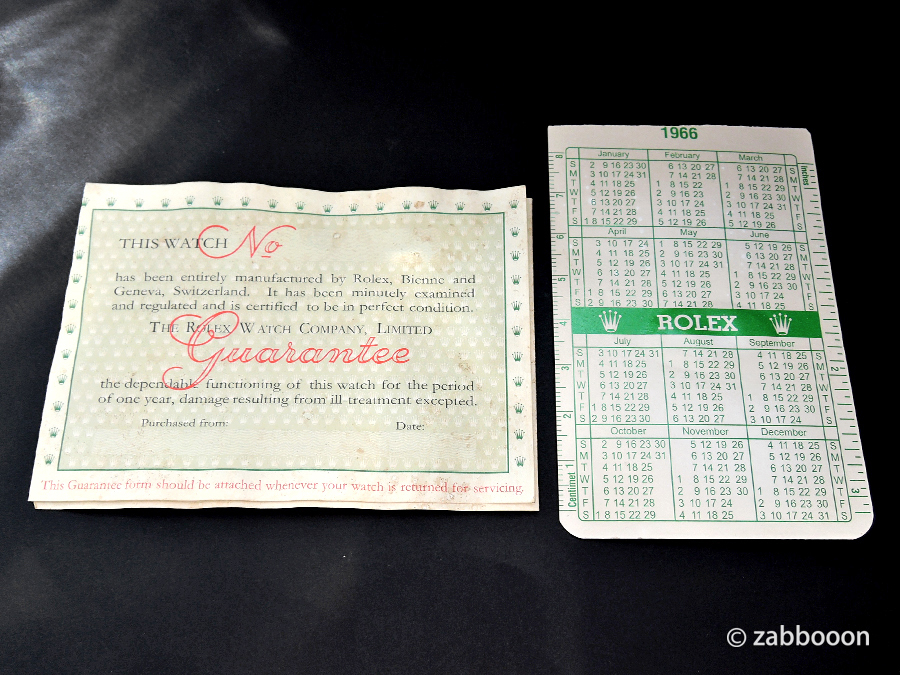 ロレックス純正 Swiss ギャランティー １９６５年 無記名 カレンダー 1965年 1966年 5508 5512 5513 6238 6239 6241 1675 1016 稀少 ロレックス 売買されたオークション情報 Yahooの商品情報をアーカイブ公開 オークファン Aucfan Com