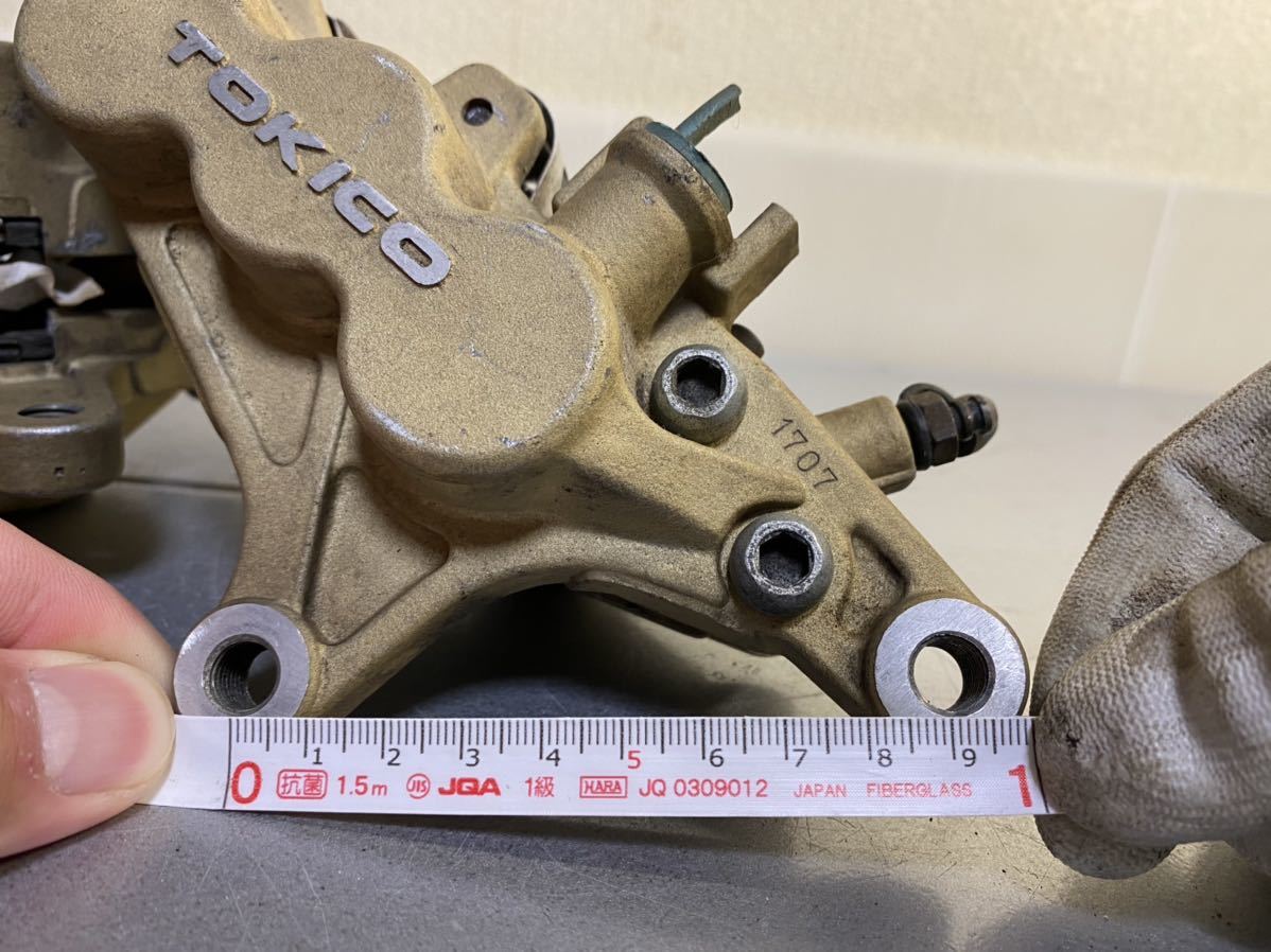 TOKICO　6POT　キャリパー　隼 ハヤブサ純正？ tokico 6POT ブレーキキャリパー 約90mm 1707 ZX-12R