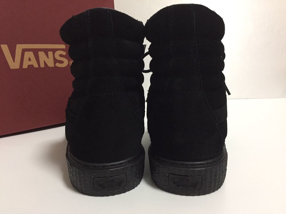 クリーパー VANS バンズ WORLD 公式通販 ブルー 新品 完売 VANS CREEPER SUEDE バンズ クリーパー スウェード ブラック 黒 箱付き US 10.5 JP 28.5 ラバーソール