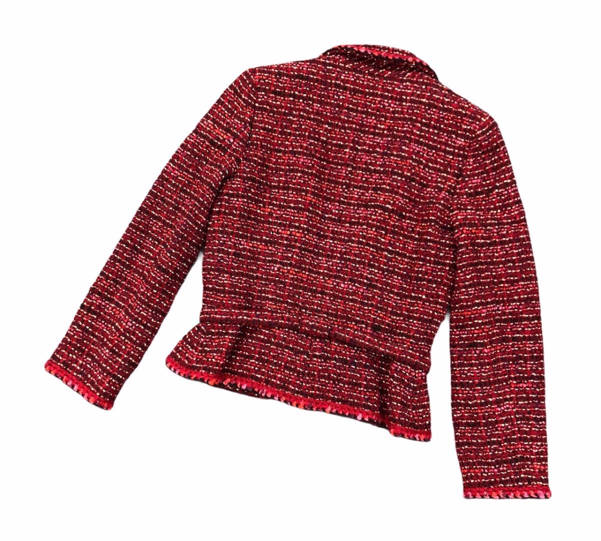 超希少 □ CHANEL ツイード セットアップ スーツ ジャケット  